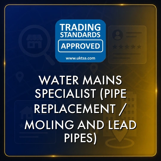 Water Mains Specialist (pipe Replacement/Moling And Lead Pipes)